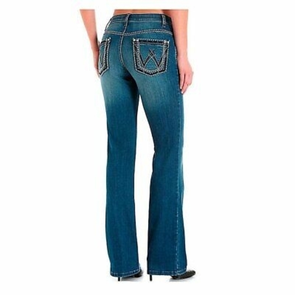 Women's Wrangler Shiloh Riding Bootcut Jeans 33x32 / 15 Plus Size